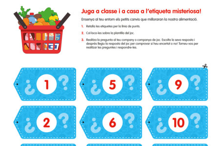 Joc L'etiqueta misteriosa